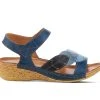 Women's SPRING STEP Leaf Sandals Blue Multi