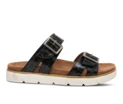 Women's SPRING STEP Harlowie Footbed Sandals Black Multi