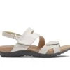 Women's Rockport Ridge Asymmetrical Velcro Sandals Metallic