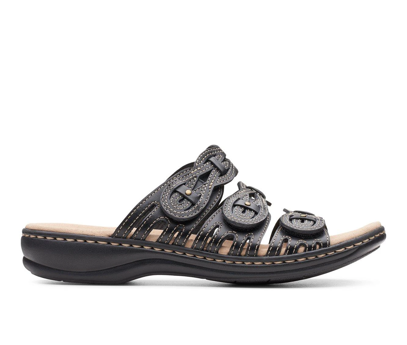 Women's Clarks Leisa Faye Sandals Women's Clarks Leisa Faye Sandals Black -GC shoes Shop 1 2265