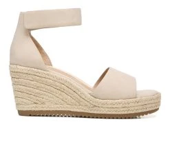Women's Soul Naturalizer Oakley Espadrille Wedge Sandals Porcelain