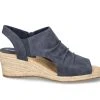 Women's Easy Street Teje Espadrille Wedge Sandals Navy