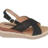 Women's GC Shoes Gini Wedge Sandals Black