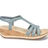 Women's Easy Street Dorinda Wedge Sandals Blue