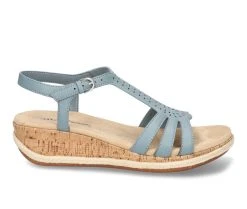 Women's Easy Street Dorinda Wedge Sandals Blue