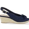 Women's Bella Vita Sylvie II Espadrille Wedges Soft Denim