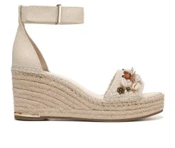 Women's Franco Sarto Clemensshl Espadrille Wedge Sandals Beige