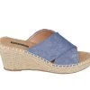 Women's GC Shoes Darline Espadrille Wedge Sandals Blue