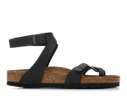 Women's Birkenstock Yara Footbed Sandals Black
