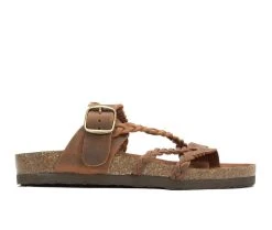 Women's White Mountain Hayleigh Footbed Sandals Brown