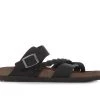 Women's White Mountain Hazy Footbed Sandals Black