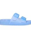 Women's Madden Girl Teddy-Jelly Footbed Sandals Periwinkle