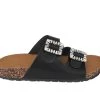 Women's GC Shoes Claudia Footbed Sandals Black