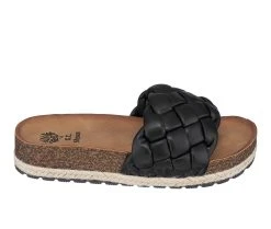 Women's GC Shoes Lesley Footbed Sandals Black -GC shoes Shop 1 375