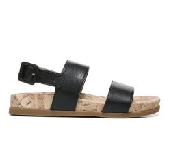 Women's LifeStride Holiday Footbed Sandals Black -GC shoes Shop 1 377