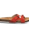 Women's Bearpaw Jaycee Footbed Sandals Red
