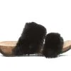 Women's Bearpaw Analia Footbed Sandals Black