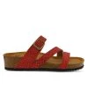 Women's SPRING STEP Flossie Footbed Sandals Red