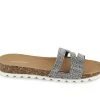 Women's Unionbay Fancy Footbed Sandals Black