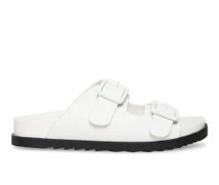 Women's Madden Girl Locall Footbed Sandals White Pari 7 Women's Madden Girl Locall Footbed Sandals White Pari -GC shoes Shop 1 511