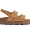 Women's MUK LUKS Bounce House Platform Footbed Sandals Camel