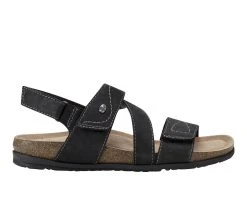 Women's Earth Origins Odette Footbed Sandals Black W