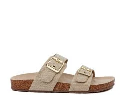 Women's Jones NY Weslee Footbed Sandals Gold