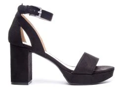 Women's CL By Laundry Go On Platform Dress Sandals Black