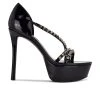 Women's Nine West Fabla Dress Sandals Black Patent