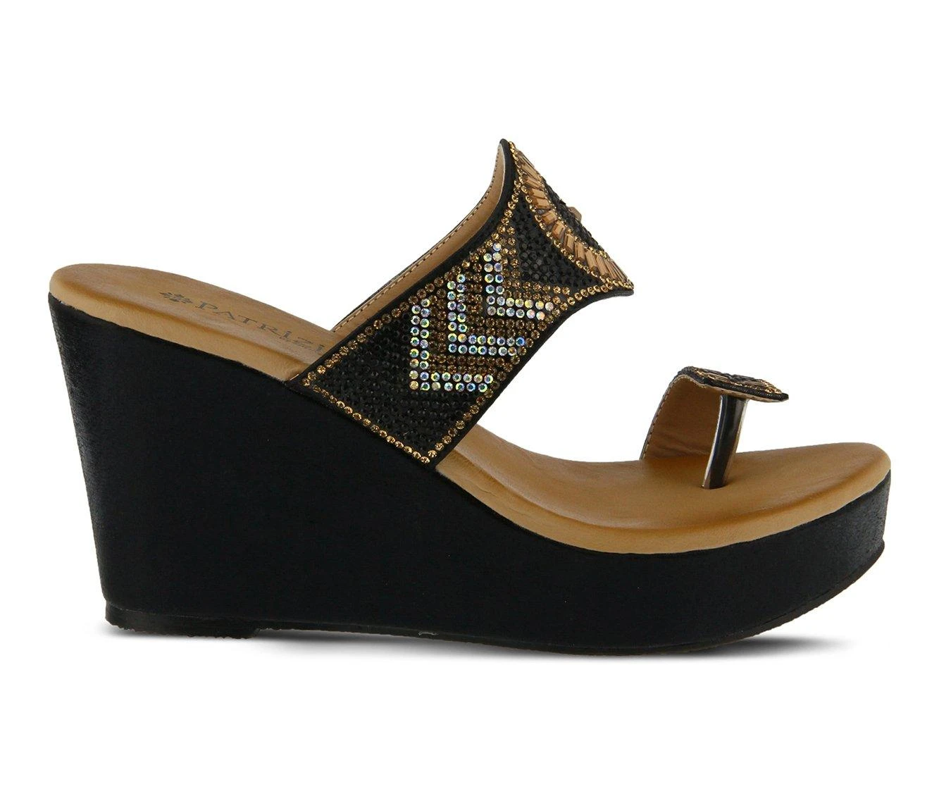 Women's Patrizia Aneha Wedges Black 2 Women's Patrizia Aneha Wedges Black - Image 2
