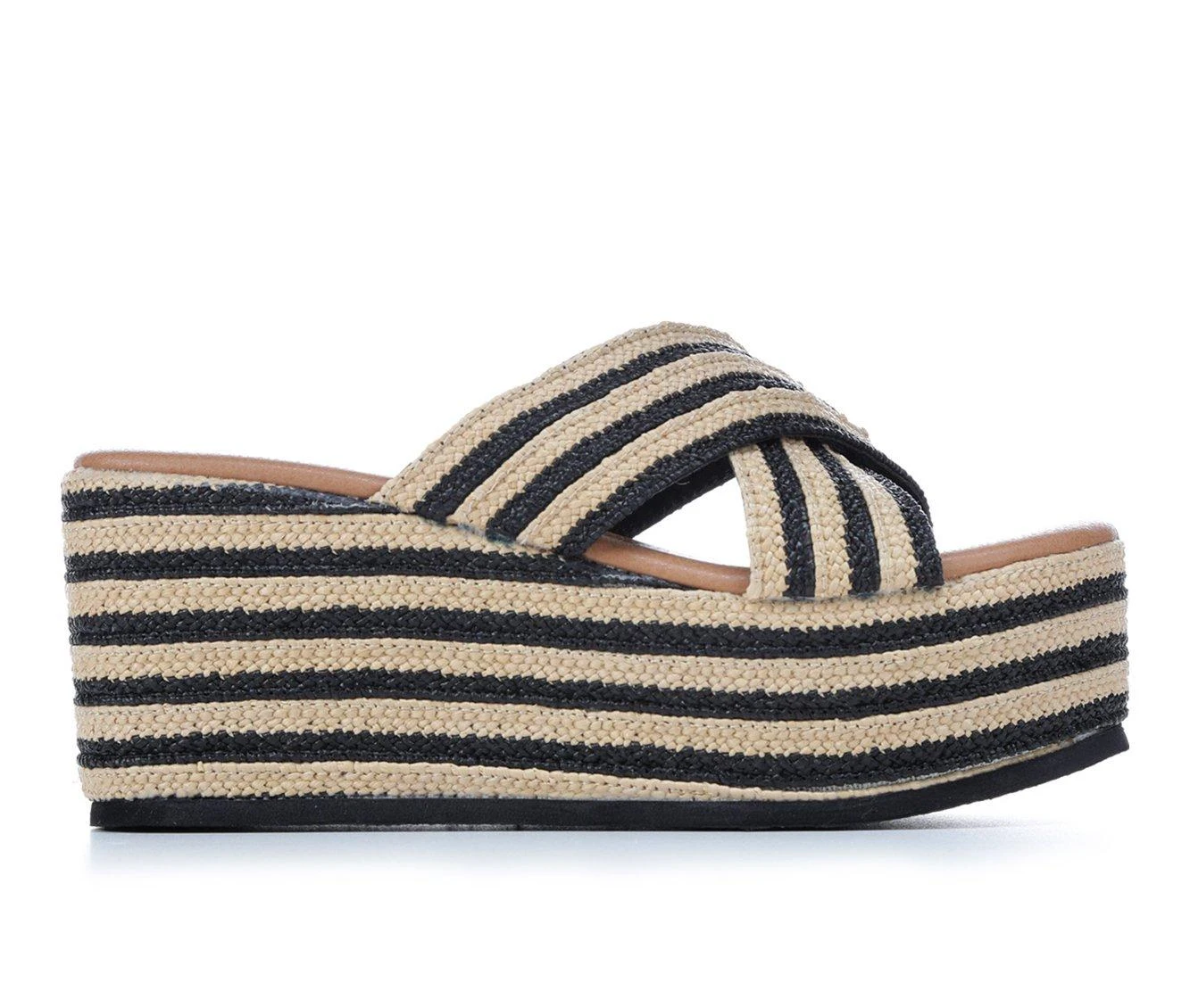 Women's Patrizia Rafi Platform Wedges Women's Patrizia Rafi Platform Wedges Black Multi -GC shoes Shop 1 599