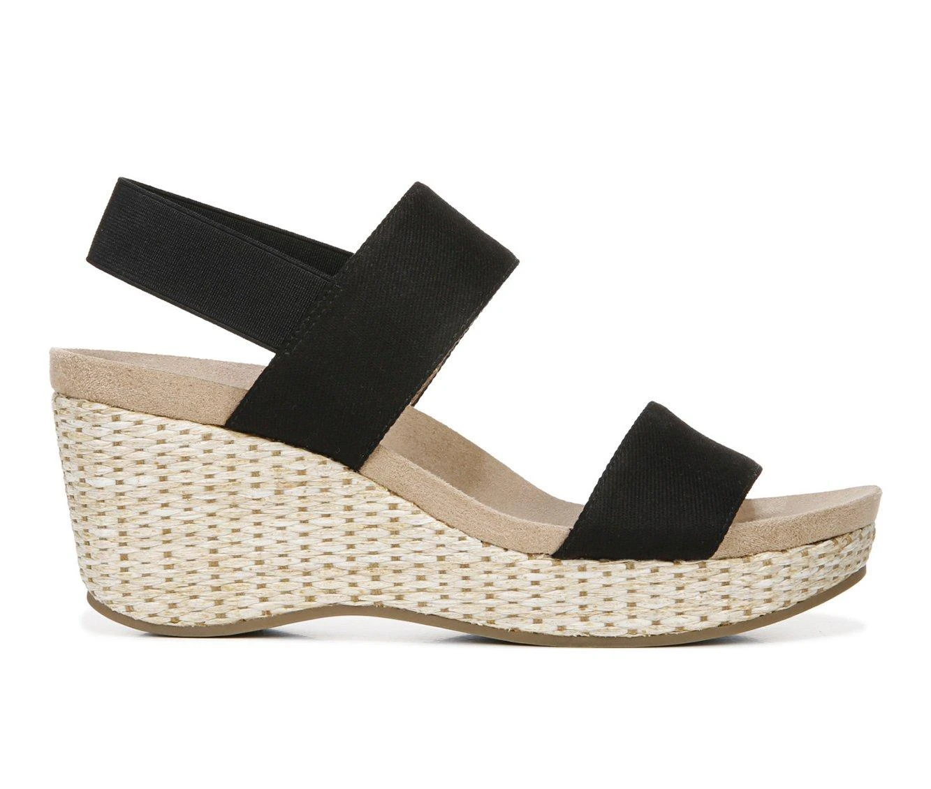 Women's LifeStride Delta Wedges Black 2 Women's LifeStride Delta Wedges Black - Image 2
