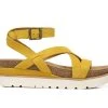 Women's Zodiac Kadi Platform Sandals Yellow