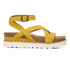 Women's Zodiac Kadi Platform Sandals Yellow