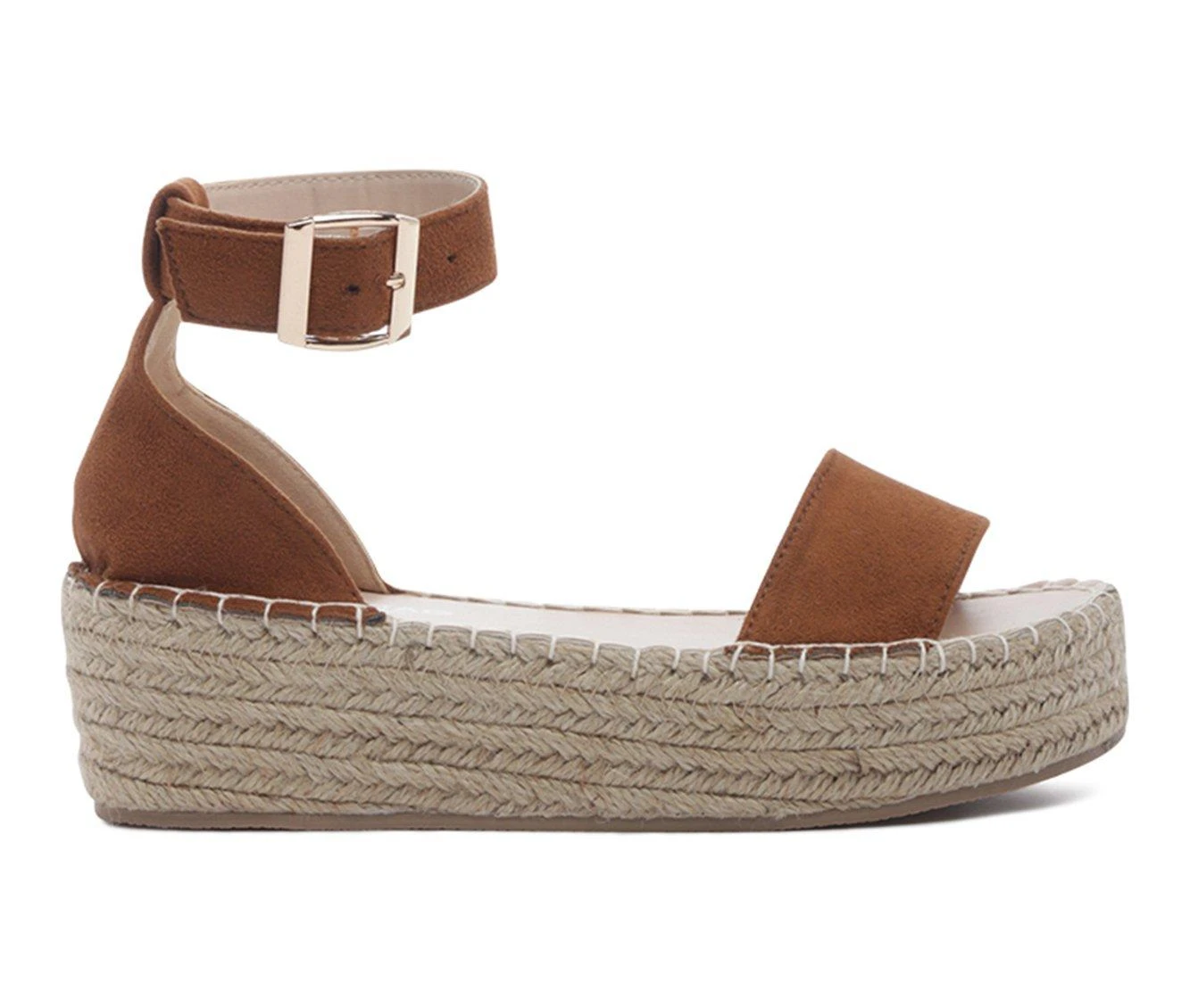 Women's London Rag Diyora Espadrille Wedge Sandals Women's London Rag Diyora Espadrille Wedge Sandals Tan -GC shoes Shop 1 628