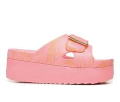 Women's Dr. Scholls Original Goals Platform Slide Sandals Apricot