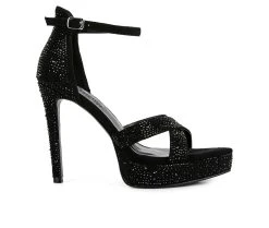 Women's Rag & Co Regalia Platform Dress Sandals Black