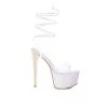 Women's London Rag Passion Fruit Platform Dress Sandals White
