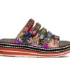 Women's L'Artiste Zazzera Platform Sandals Purple Multi