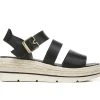 Women's Dr. Scholls Once Twice Espadrille Platfrom Sandals Black