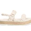 Women's Journee Collection Knowles Espadrille Platform Sandals Off White