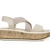 Women's LifeStride Clementine Platform Sandals Almond Milk