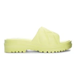 Women's Dirty Laundry Lightning Platform Sandals Lime Green