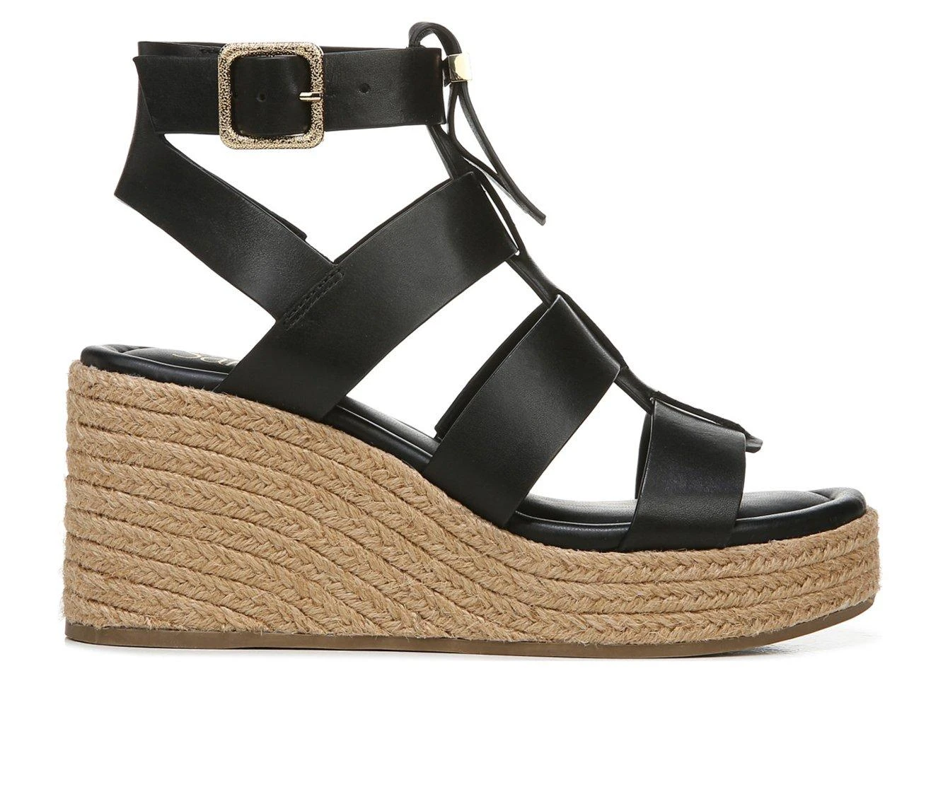 Women's Franco Sarto Palms Platform Wedge Sandals Women's Franco Sarto Palms Platform Wedge Sandals Black -GC shoes Shop 1 889