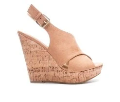 Women's Chinese Laundry Myya Wedges Camel
