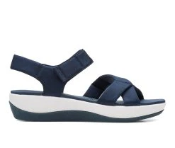 Women's Clarks Arla Gracie Sandals Navy