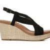 Women's Zodiac Petra Wedge Sandals Black