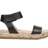 Women's Soul Naturalizer Detail Flatform Sandals Black Smooth
