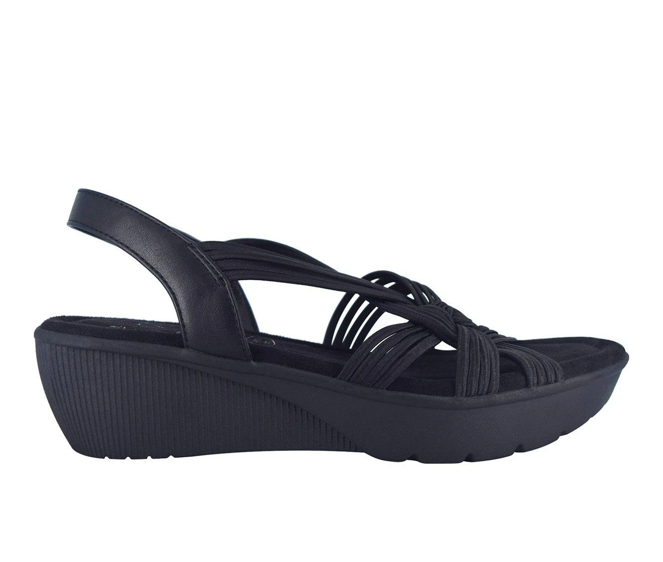 Women's Impo Esselyn Wedge Sandals Women's Impo Esselyn Wedge Sandals Black -GC shoes Shop 1 988