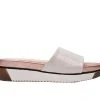 Women's Jane And The Shoe Hannah Flatform Sandals White Croc